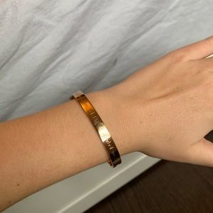 Stella & Dot engraved bracelet